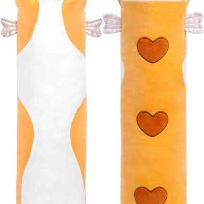 43.3 inch Mewaii Long Cat Plush Body Pillow — Cute Extra-Soft Stuffed Animal Toy & Hugging Cushion (Multiple Sizes & Colors)
